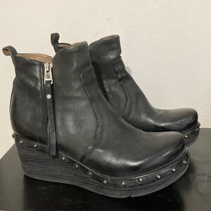 A.S.98 Piers Wedge Ankle Boots EU38 US8